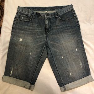 LOFT-Ann Taylor Boyfriend Jean shorts